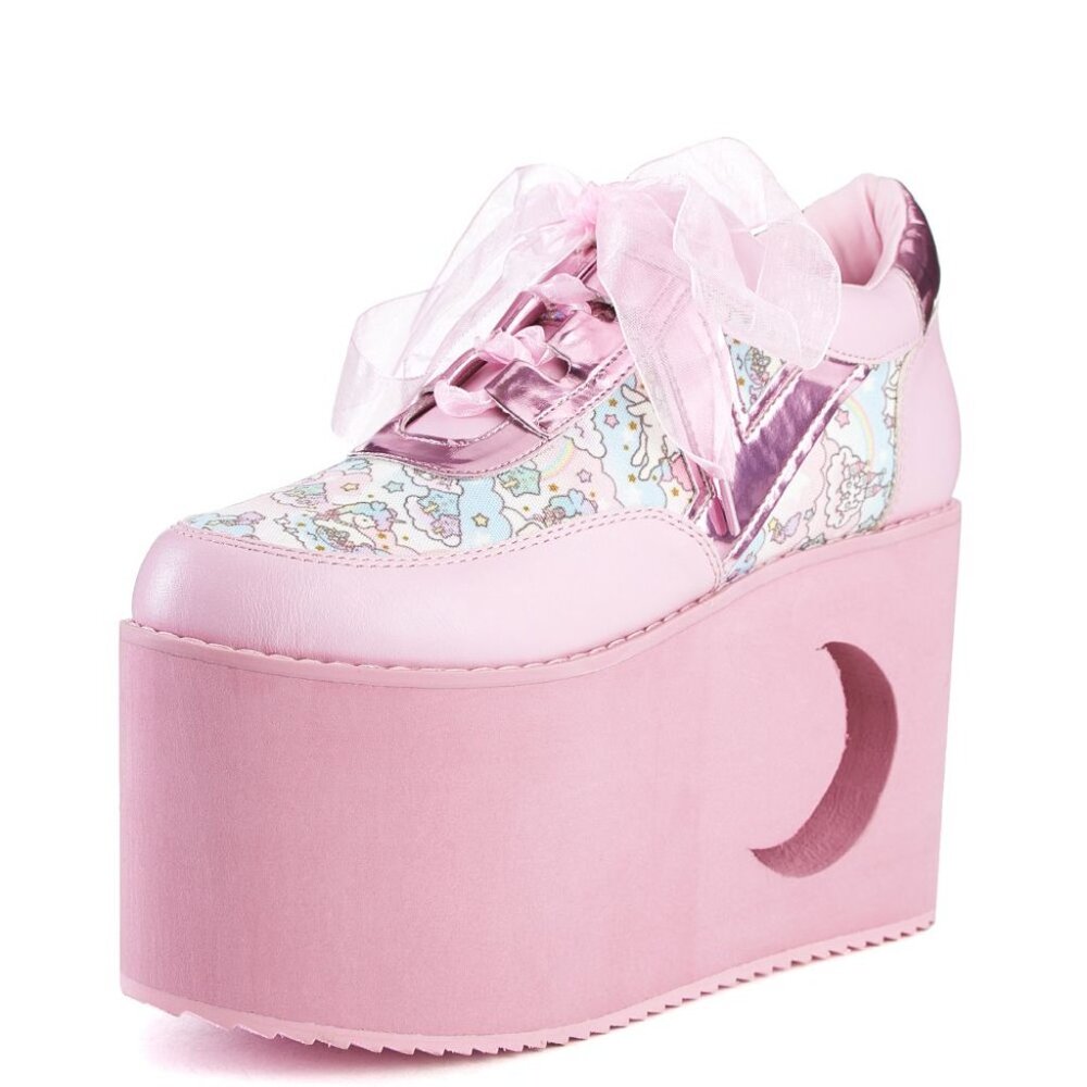 RARE Yru Little Twin Stars Qozmo lo platform shoes - Picture 7 of 7